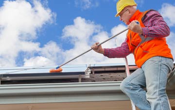 Stalling Busk soft wash roof cleaning